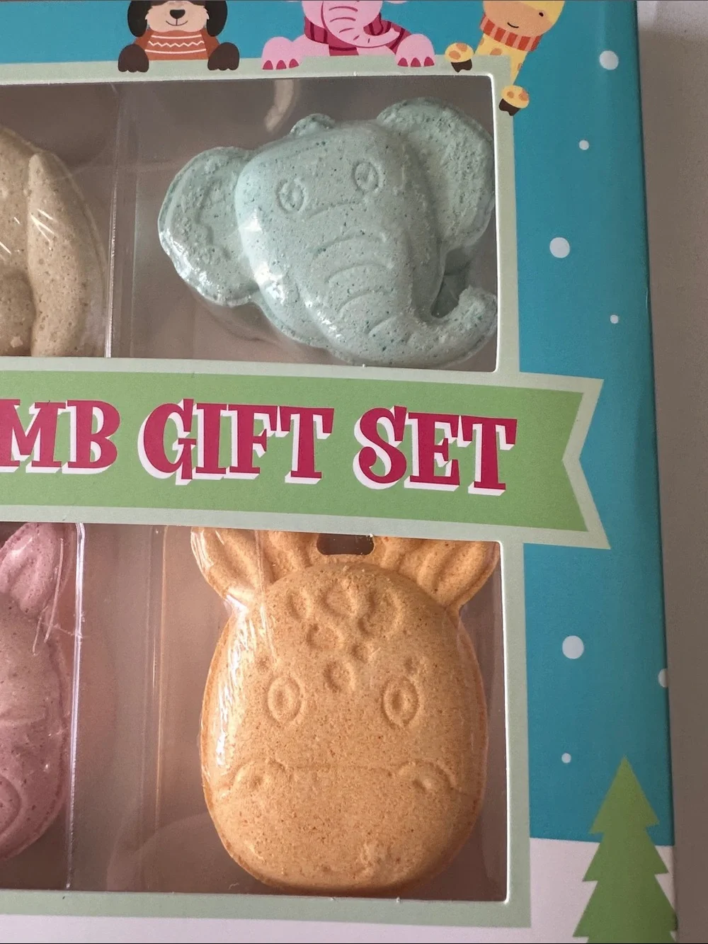 Feeling Smitten Animal Bath Bomb Holiday Gift Set 12 oz NIB
